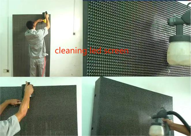 Cleaning led screen