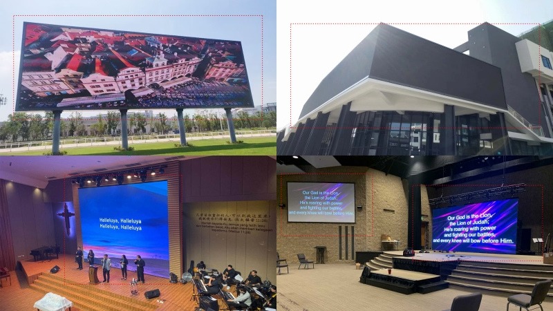 outdoor led fixed screen