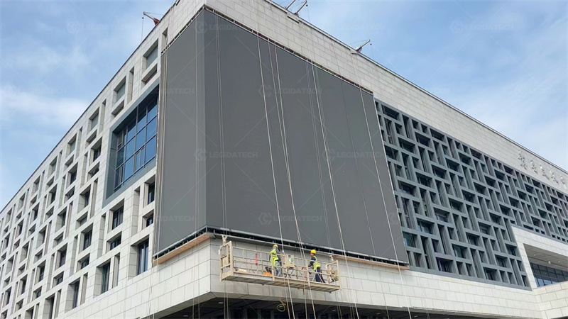 outdoor p8 LED display-3d