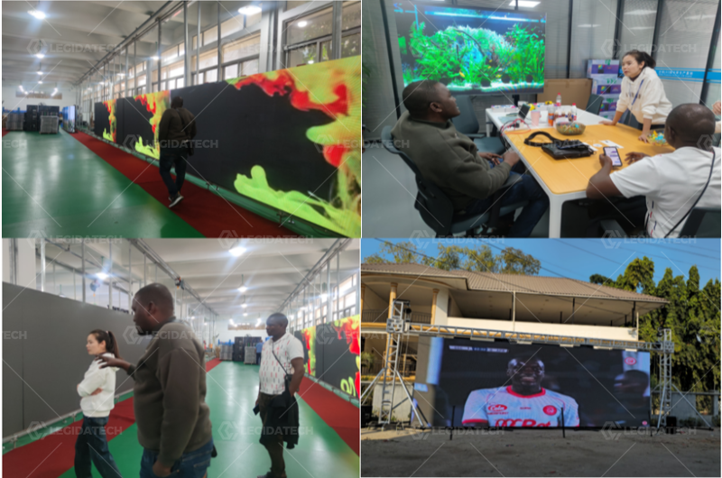 Outdoor P3.91 Stage LED Display Screen Project In Tanzania-