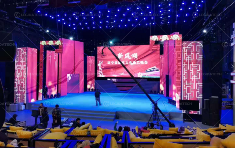 Outdoor P3.91 Stage LED Display Screen Project In Tanzania-enova (2)