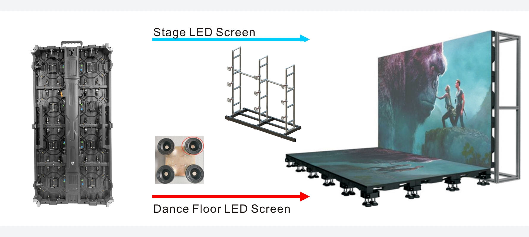 Stage LED Wall-Metastar dance floor