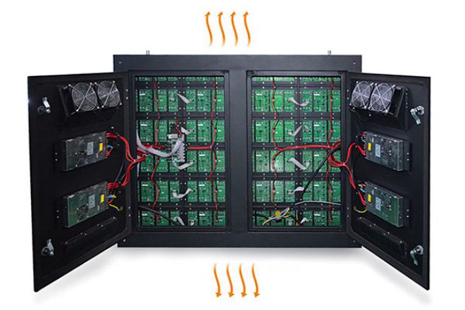 heat dissipation of LED display-