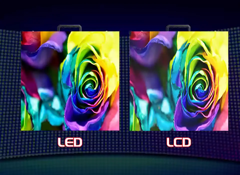 LED screen- vs.-LCD