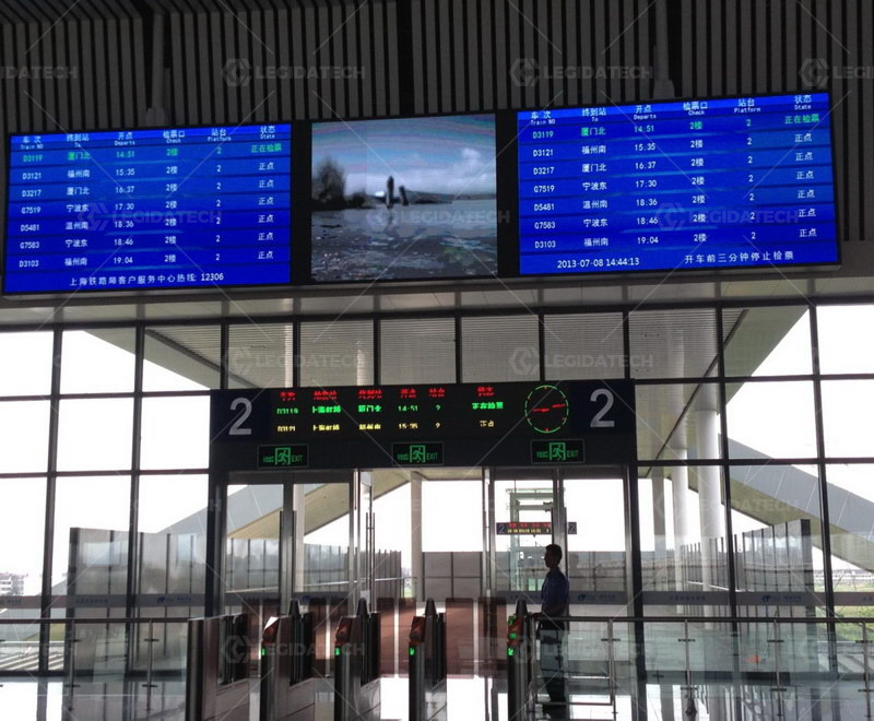 Applications of LED screens in transportation venues