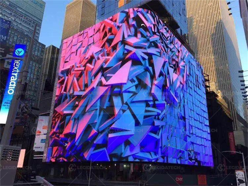 Outdoor 3D LED billboards