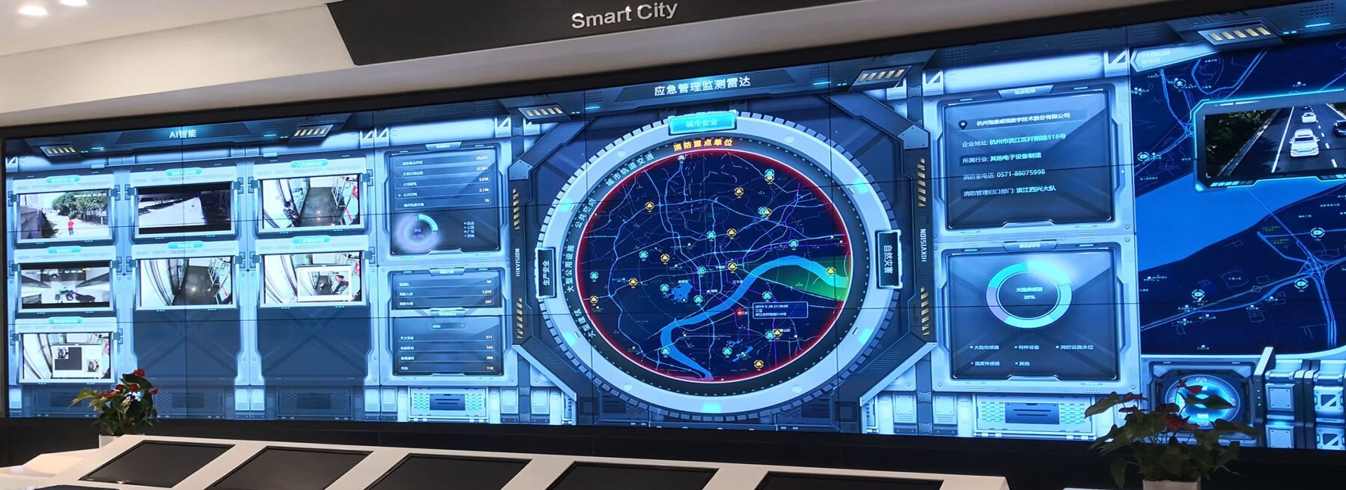smart city display