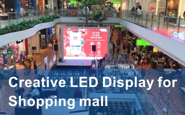 Commercial shopping led display screen