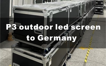 P3 OUTDOOR led screen to germany