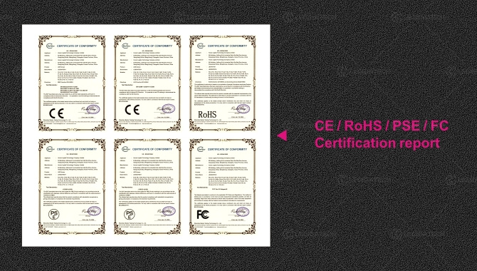 p2.5 led screens certificate