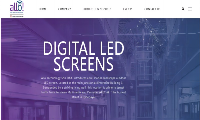 Allo led screen supplier in Malaysia