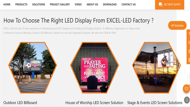 EXCEL LED display manufacturer