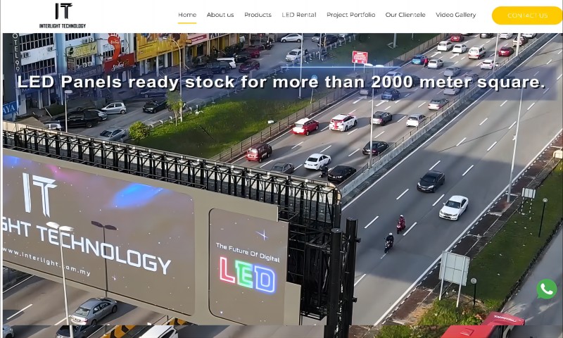 Interlight technology led screen manufacturer in Malaysia