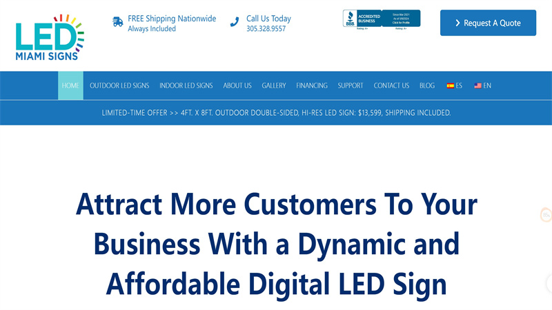 LED Miami Signs led screen supplier