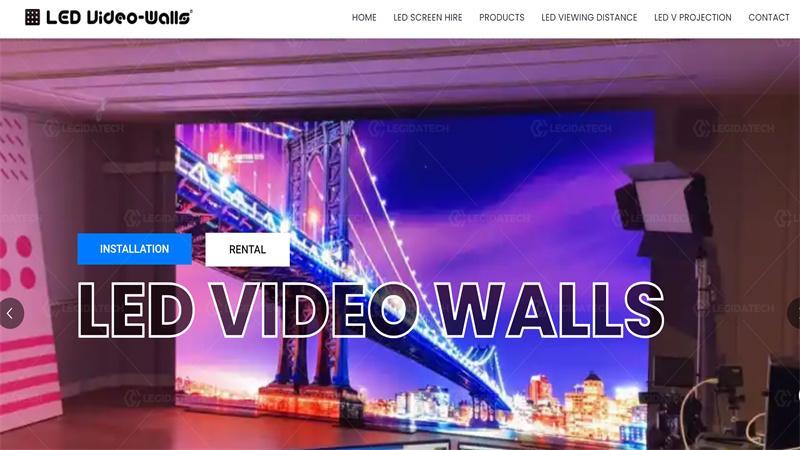 LED video wall supplier