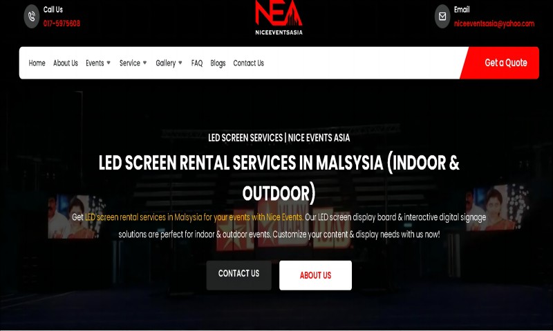 NEA LED SCREEN RENTAL in Malaysia