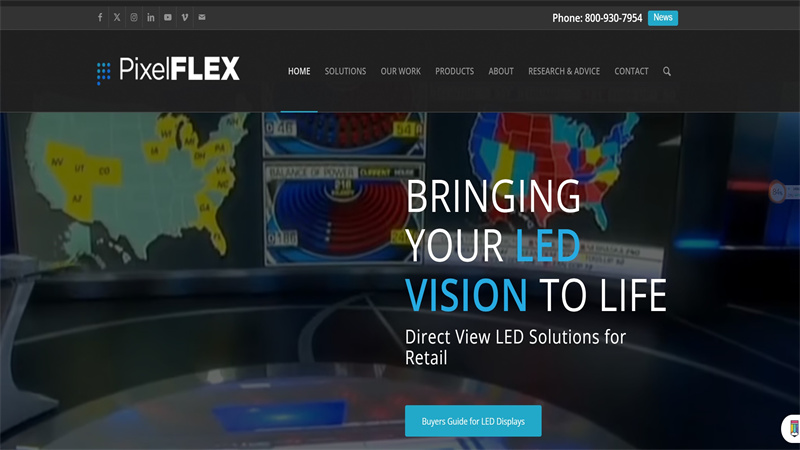 Pixelflex LED screen supplier