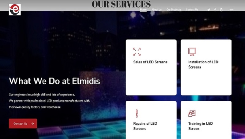 Elmidis LED screen supplier