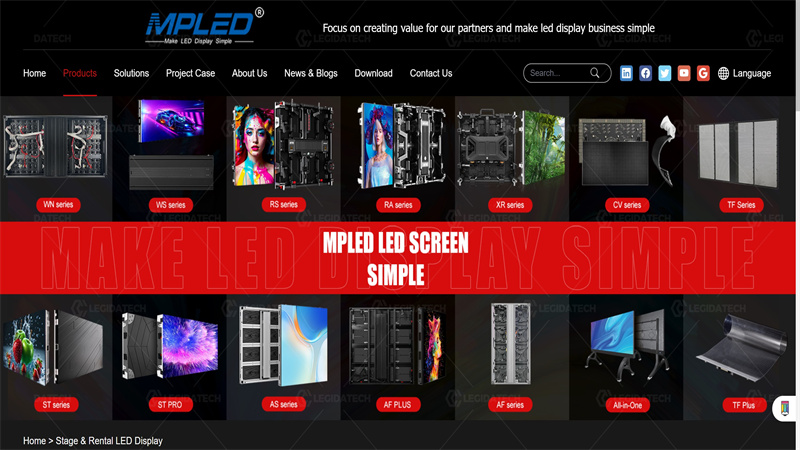 MPLED screen company