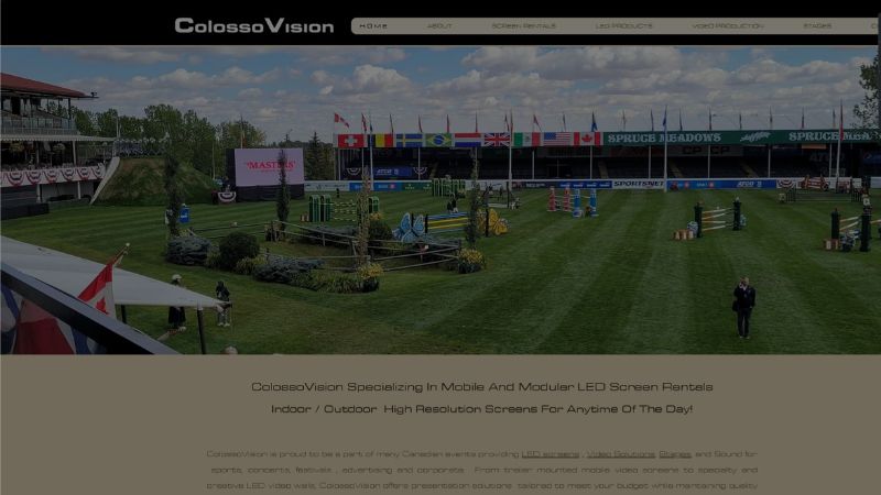 Colosso Vision led screen supplier in Canada