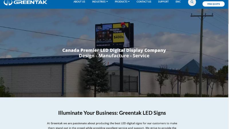 GREENTAK LED screen supplier in Canada