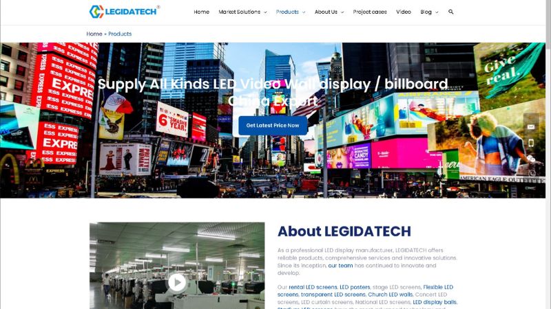 LEGIDATECH LED screen supplier in Canada