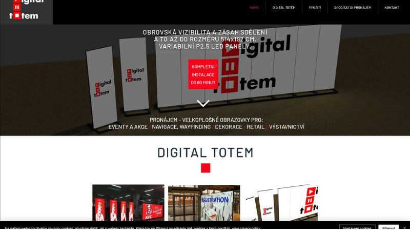 Digital Totem led screen