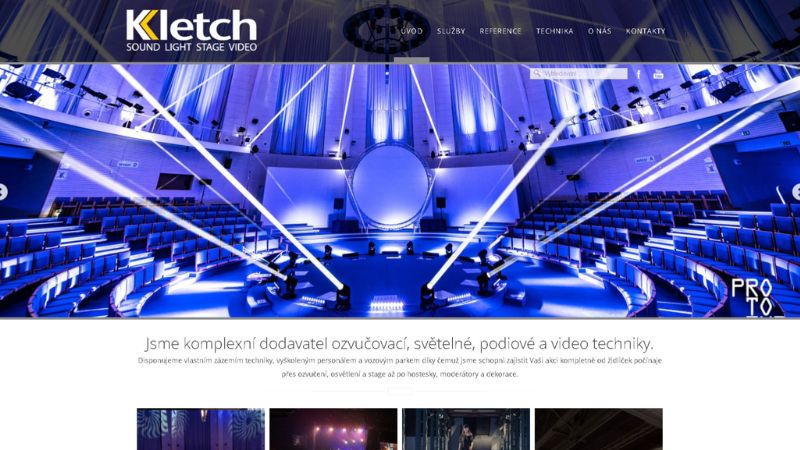 Kletch sound light stage video