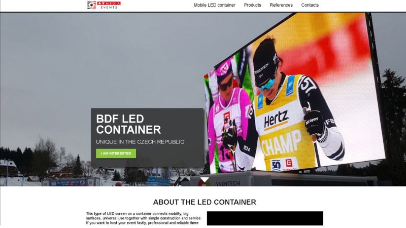 LED Kontejner led screen
