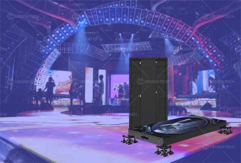 Stage LED Screens dance floor tie