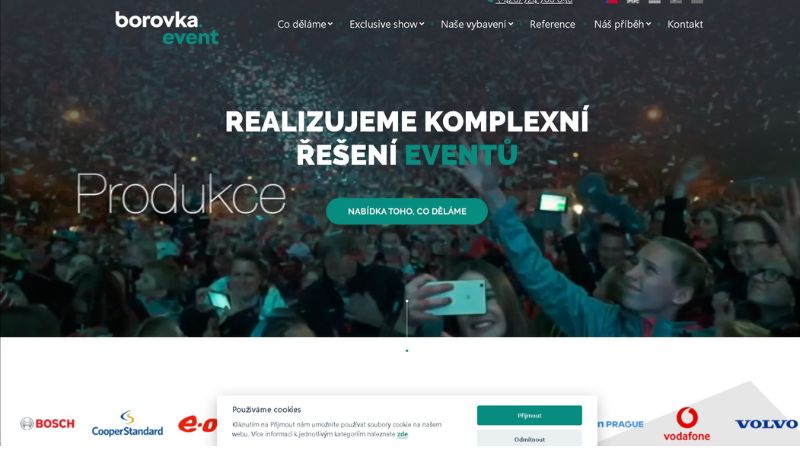 borovka event led screen.