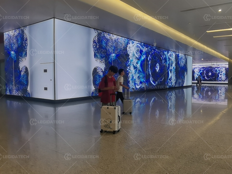 Indoor LED Display for Airport