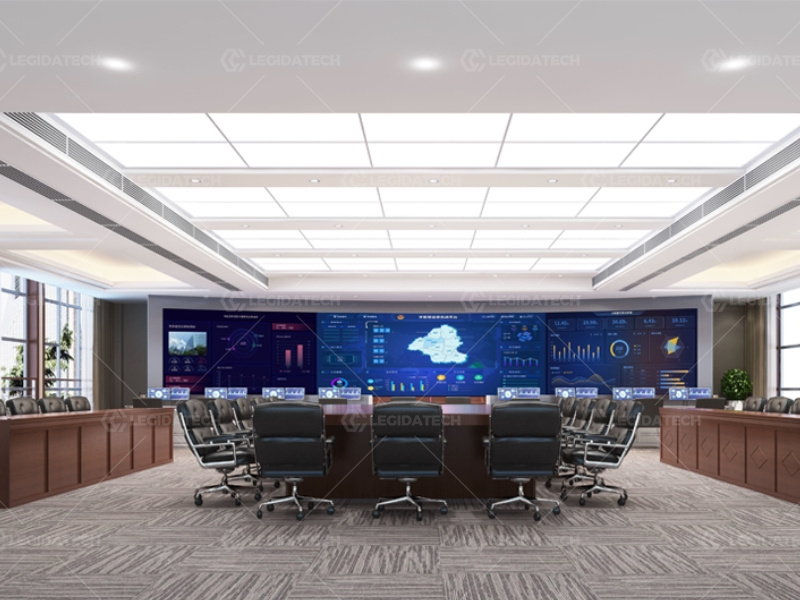 Indoor LED Display for Control Room