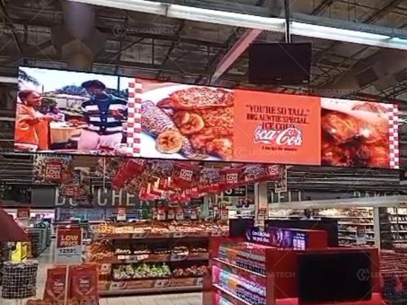 Indoor LED display P2.5, 7.361.44m in Nigeria