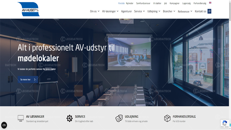 24-AV-Huset LED screen suppliers in Denmark