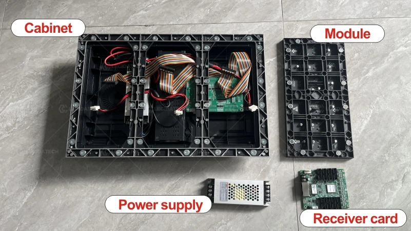Components of p2.5 LED Screens