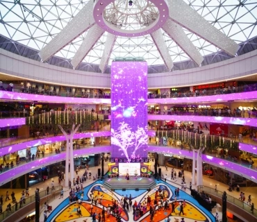 shopping mall led screen solution