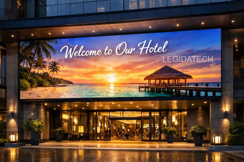 HOTEL OUTDOOR LED SCREEN