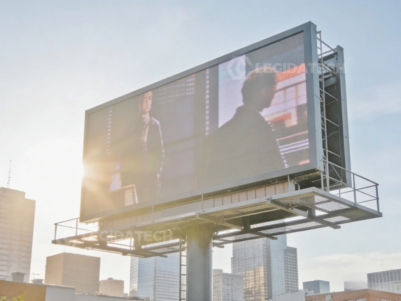 High brightness for clear daytime visibility