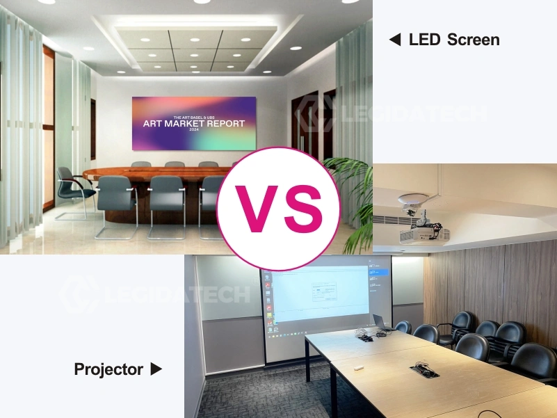 LED Screen vs LCD Projector