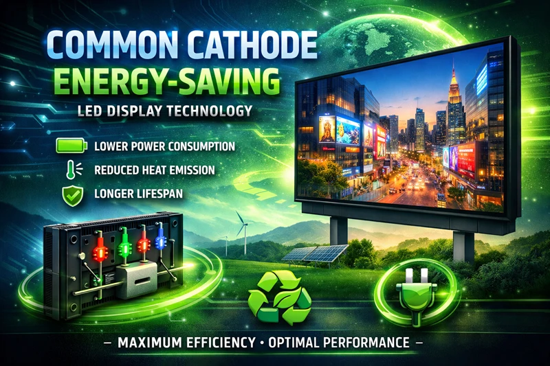 Common Cathode Technology in Outdoor LED Displays
