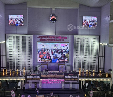 Church LED Wall Installation