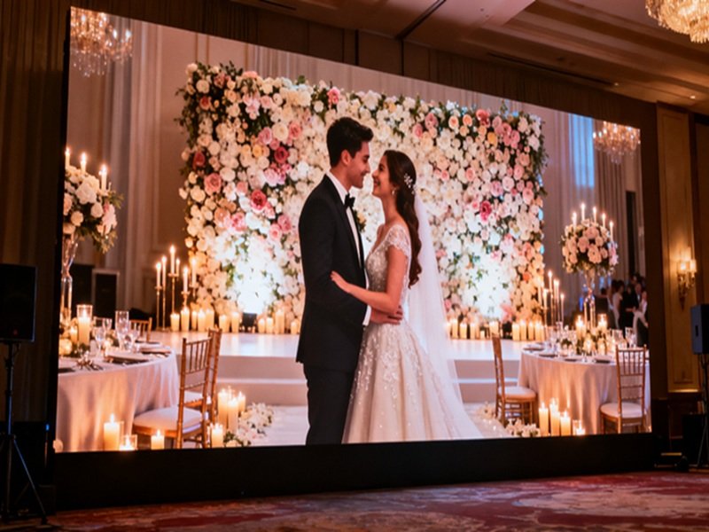 Wedding and Celebration LED Wall