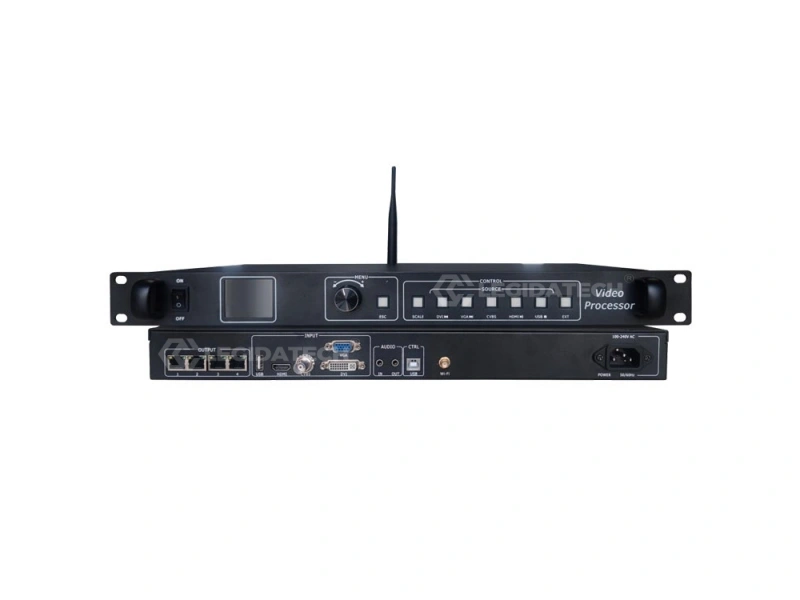 Huidu HD-VP410 3-in-1 LED video processor with PIP multi-window support