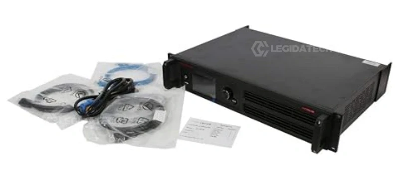 NovaStar MCTRL4K LED display controller packaging box with power cord Ethernet USB HDMI DP cables