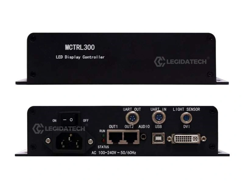 Legida Tech LED controller burn-in aging test — MCTRL300 running continuously for 48 hours