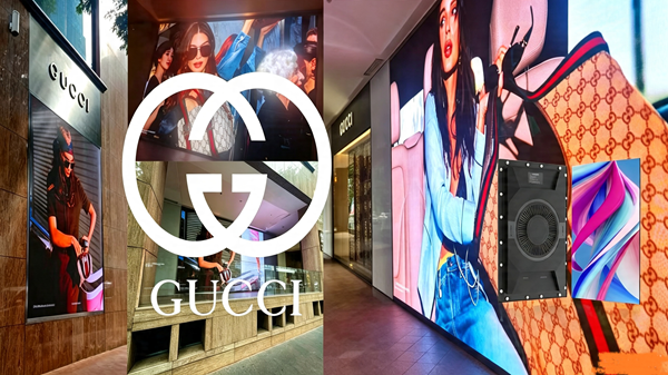 GUCCI led screen case-legidatech