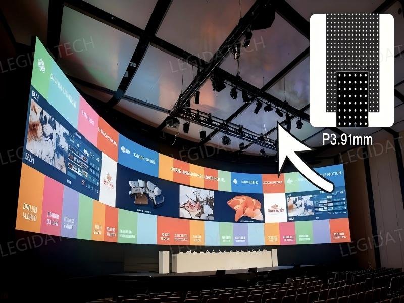 P3.91 led display