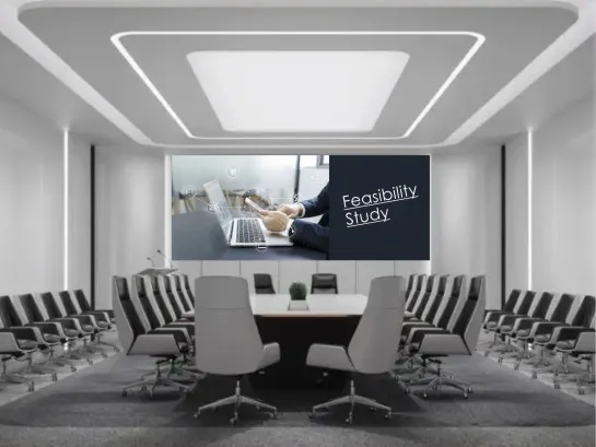 All-in-One LED Conference Display Corporate Boardroom