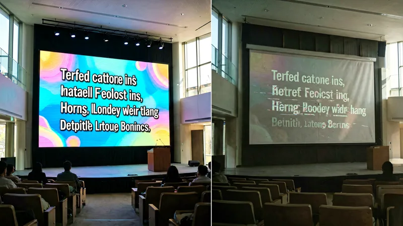LED Screen vs Projector for Churches: 2026 Cost & Performance Comparison